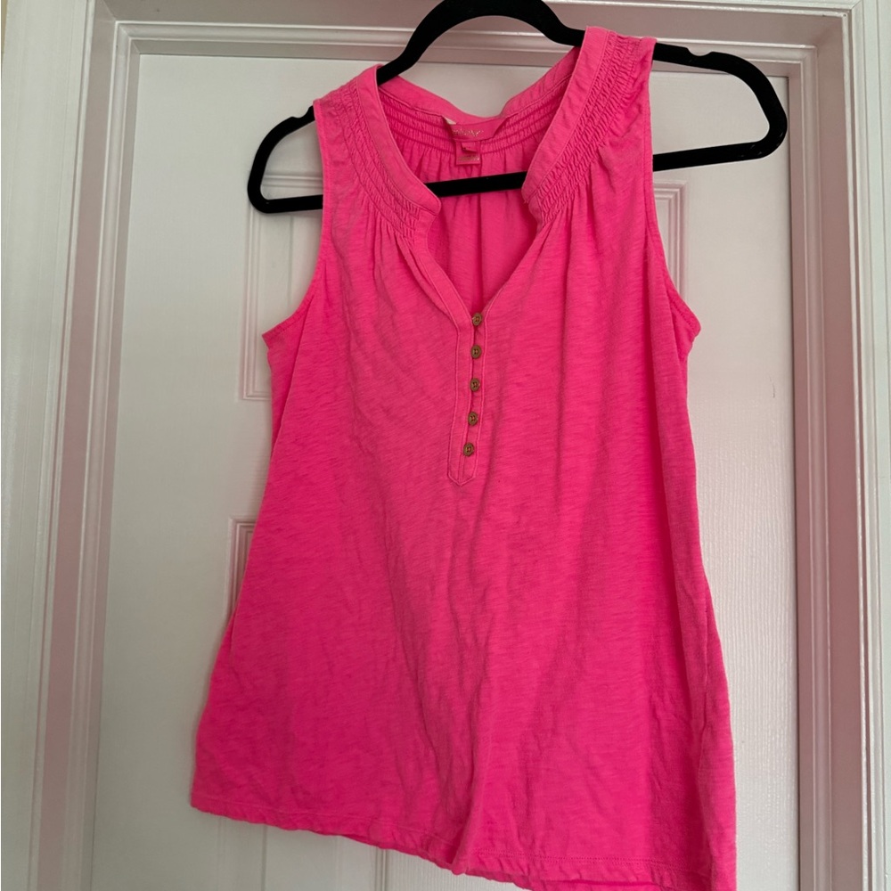 Pink Sleeveless Top
